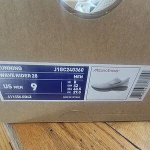 Mizuno Wave Rider 28 Men's Running Shoes - Gray